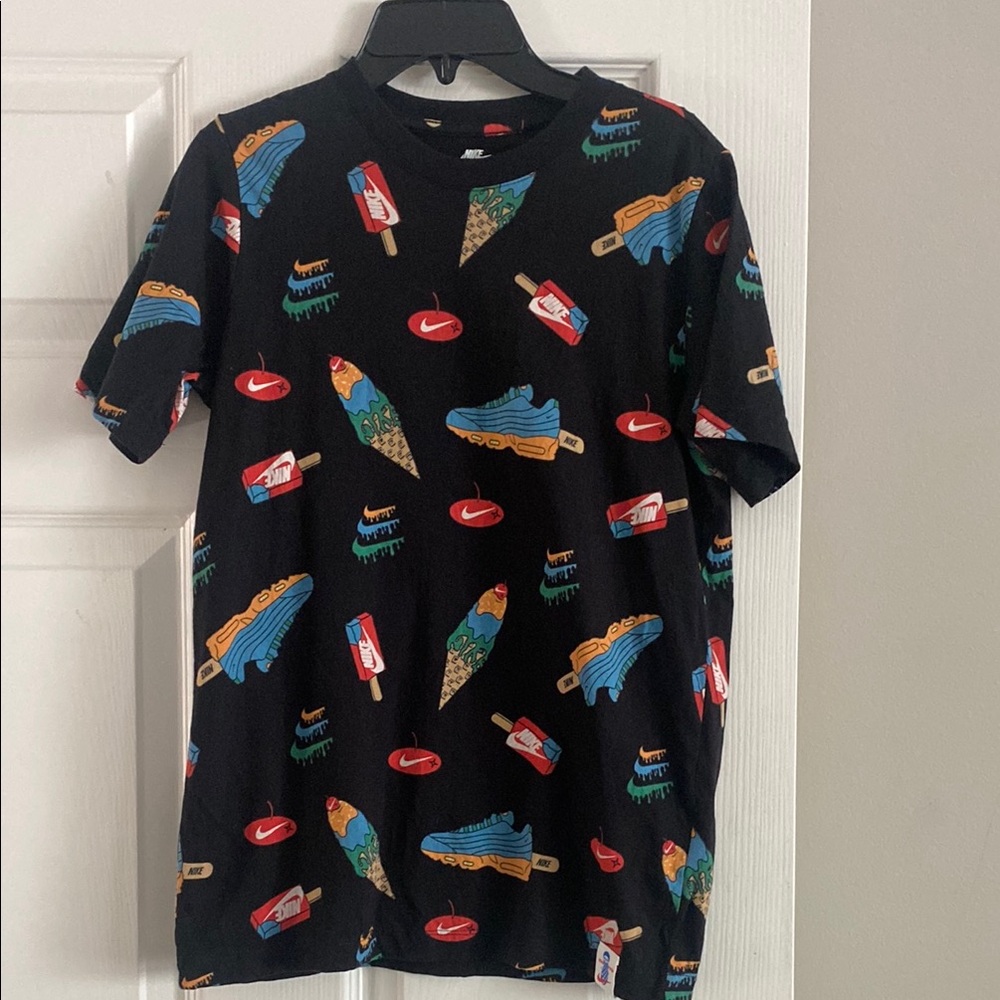 Nike Kids Sole Food Black Graphic T-Shirt